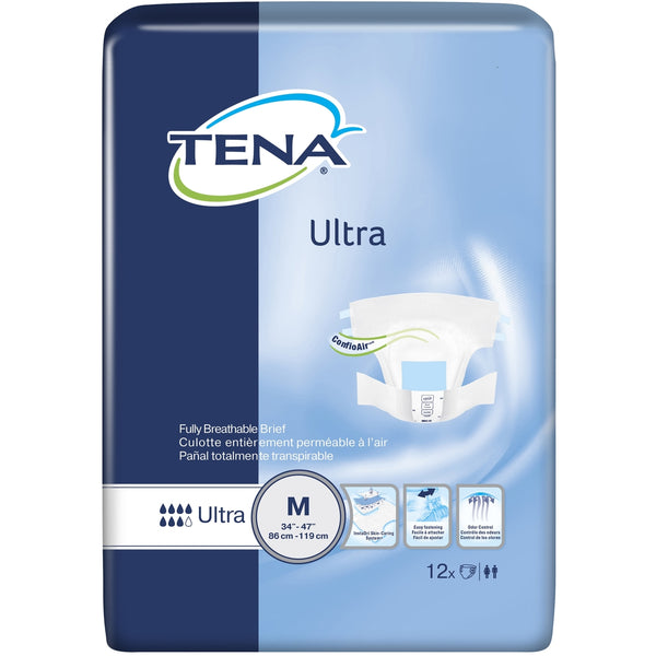 TENA Ultra Disposable Diaper Brief, Moderate, Medium - Kin Care Medical Supply