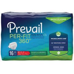 Prevail Per-Fit 360 Disposable Diaper Brief, Maximum Plus - Kin Care Medical Supply