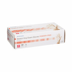 Life of Stretch Touch Vinyl Exam Glove Ivory - Kin Care Medical Supply