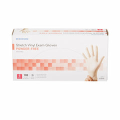 Life of Stretch Touch Vinyl Exam Glove Ivory - Kin Care Medical Supply