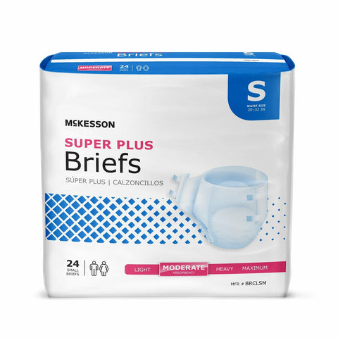 McKesson Super Plus Disposable Diaper Brief, Moderate - Kin Care Medical Supply
