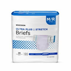 McKesson Ultra Plus Stretch Disposable Diaper Brief, Heavy - Kin Care Medical Supply
