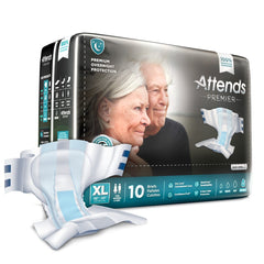 Attends Premier Disposable Diaper Brief, Overnight - Kin Care Medical Supply
