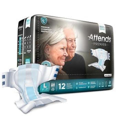 Attends Premier Disposable Diaper Brief, Overnight - Kin Care Medical Supply