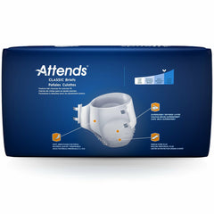 Attends Classic Disposable Diaper Brief, Heavy to Severe - Kin Care Medical Supply