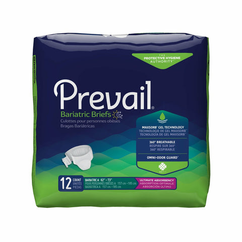 Prevail Bariatric Disposable Diaper Brief, Ultimate - Kin Care Medical Supply