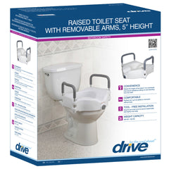 Locking Raised Toilet Seat - Kin Care Medical Supply