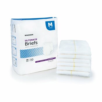 McKesson Disposable Diaper Brief, Maximum, Medium - Kin Care Medical Supply