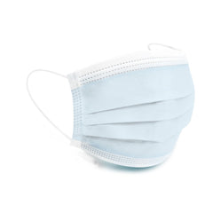 Cypress Nonwoven Polypropylene Procedure Mask Blue One Size Fits Most - Kin Care Medical Supply
