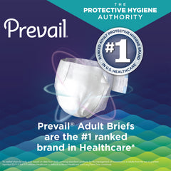 Prevail Air Plus Disposable Diaper Brief, Heavy, Size 2 - Kin Care Medical Supply