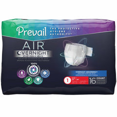 Prevail Air Overnight Disposable Diaper Brief, Overnight - Kin Care Medical Supply
