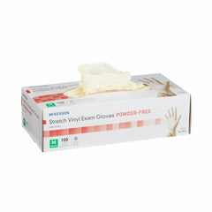 Life of Stretch Touch Vinyl Exam Glove Ivory - Kin Care Medical Supply