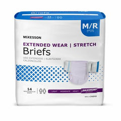 McKesson Extended Wear Stretch Disposable Diaper Brief, Maximum - Kin Care Medical Supply