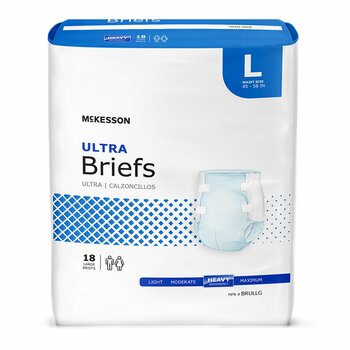 McKesson Ultra Disposable Diaper Brief, Heavy - Kin Care Medical Supply