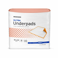 McKesson Ultra Disposable Peach Underpad, Heavy - Kin Care Medical Supply
