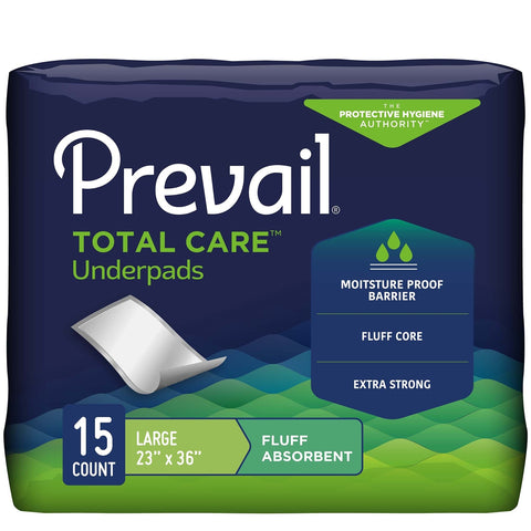 Prevail Disposable Underpad, Light, 23 X 36 Inch - Kin Care Medical Supply