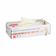 Life of Stretch Touch Vinyl Exam Glove Ivory - Kin Care Medical Supply