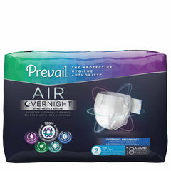 Prevail Air Overnight Disposable Diaper Brief, Overnight, Size 2 - Kin Care Medical Supply