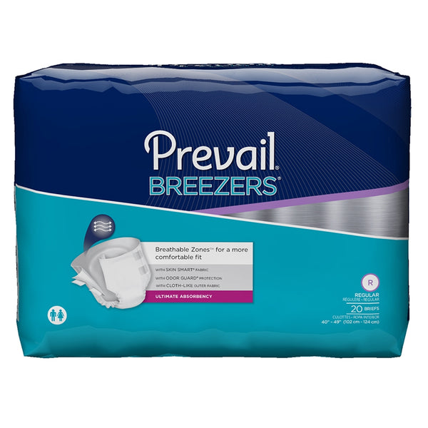 Prevail Breezers Disposable Diaper Brief, Ultimate - Kin Care Medical Supply
