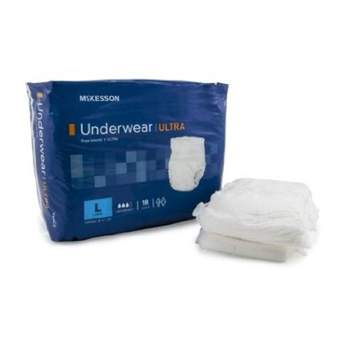 McKesson StayDry Ultra Adult Underwear ''Case of 72'' 2 Pack - Kin Care Medical Supply