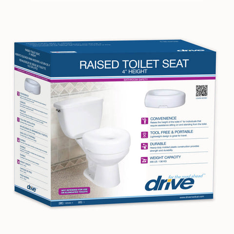 Raised Toilet Seat - Kin Care Medical Supply